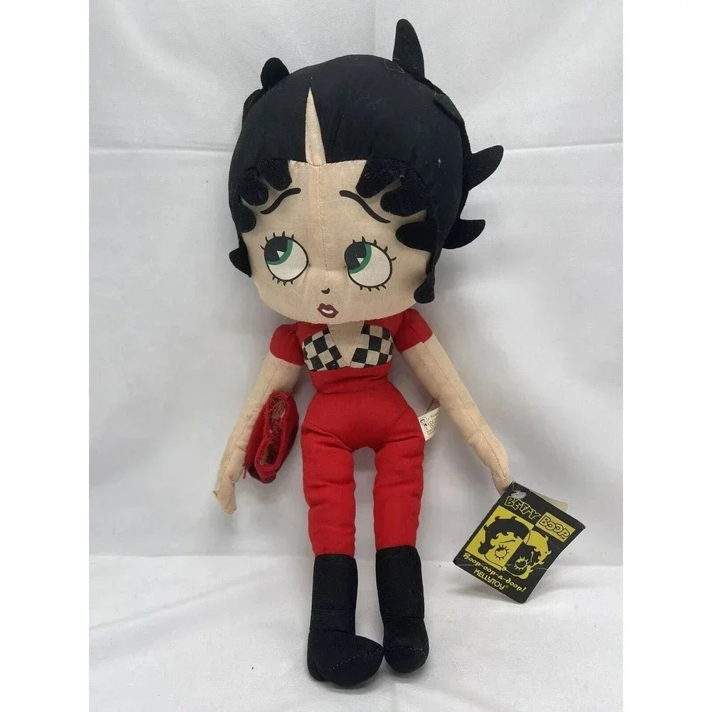 Betty Boop Kelly Toy Flamenco Dancer Betty Checker Flag Plush 2006 15” Toy RARE